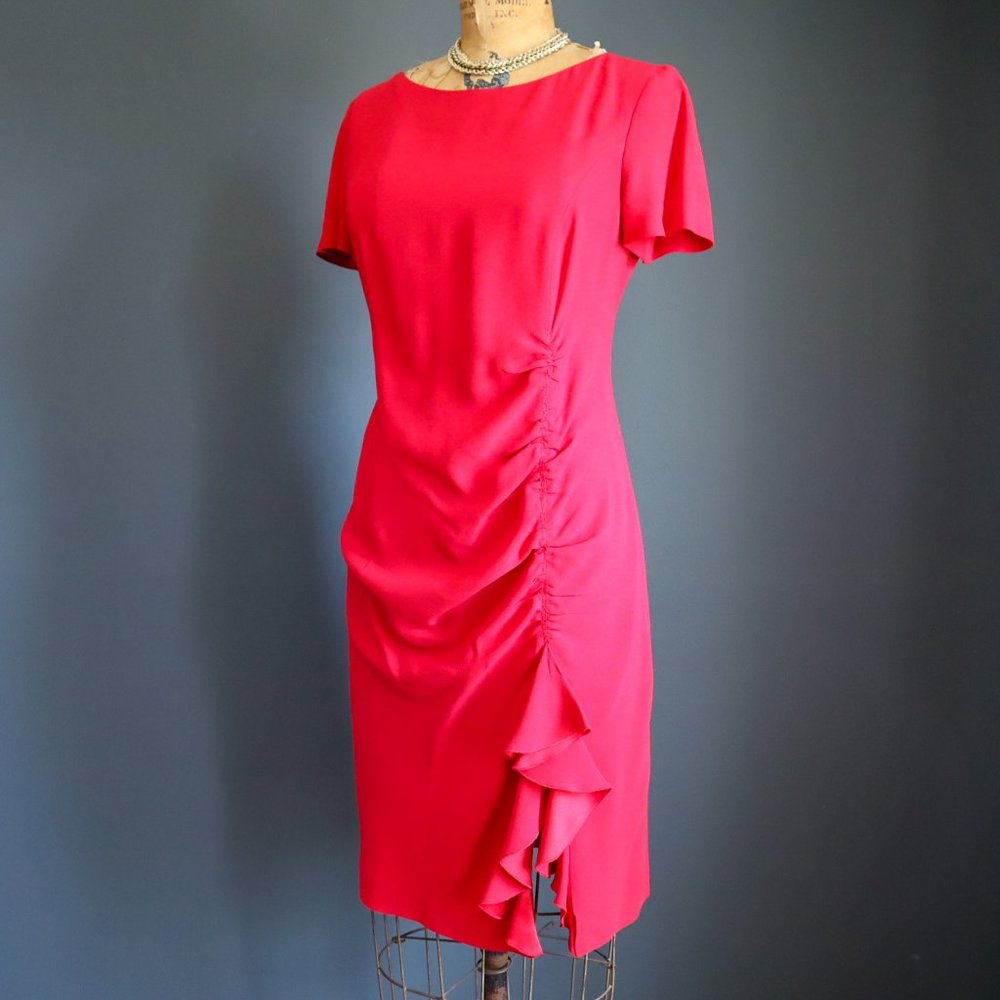90's Moschino Cheap and Chic Rayon Crepe Dress